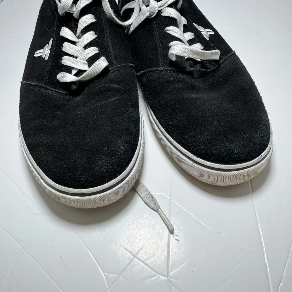 Fallen DOA Black Suede Skate Shoes Men 12 / 46 EU Streetwear Skateboard‎ Grunge